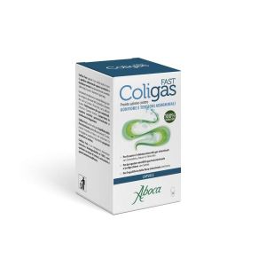 Aboca Coligas Fast Integratore Gonfiore Addominale 50 Capsule
