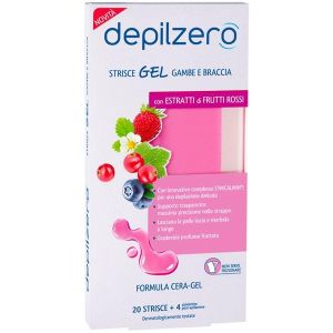 Depilzero Strisce Depilazione Gel Gambe/braccia 20 Pezzi