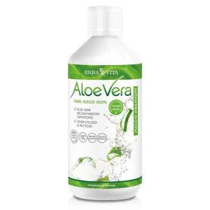 Erba Vita Aloe Vera Premium Puro Succo 100% Integratore Depurativo 500ml