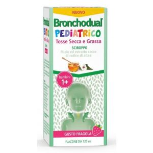 Bronchodual Pediatrico Sciroppo Tosse Secca e Grassa Gusto Fragola 120ml