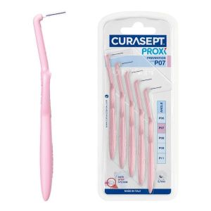 Curasept Proxi Angle Scovolino P07 Rosa 5 Pezzi 0,7mm