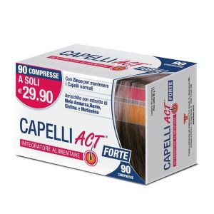 Capelli Act Forte Integratore di Zinco 90 Compresse