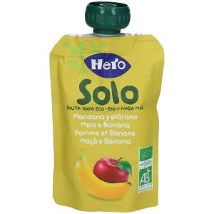 Hero Solo Frutta Frullata 100% Bio Mela/banana 100g