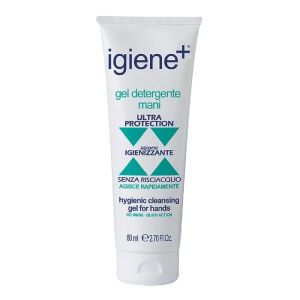 Igiene+ Gel Detergente Mani Antibatterico Senza Risciacquo 80ml