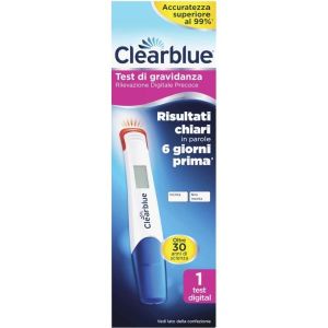 Clearblue Test Gravidanza Rilevazione Precoce Digitale 1 Pezzo