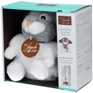 Fiocchi di Riso Cofanetto Fiocco Acqua Profumata 50ml + Peluche Fiocco