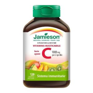 Jamieson Vitamina C 1000 Gusto Agrumi 120 Compresse Masticabili