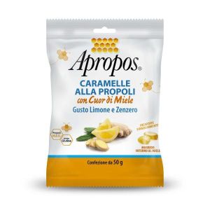 Apropos Caramelle Dure Cuor di Miele - Limone Zenzero - Confezione