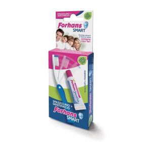 Forhans Smart Kit Igiene Orale Spazzolino Pieghevole + Dentifricio 12,5ml