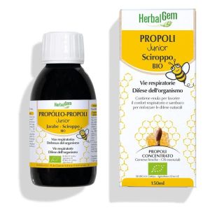 Herbalgem Propoli Junior Bio Sciroppo Vie Respiratorie e Difese Dell´organismo