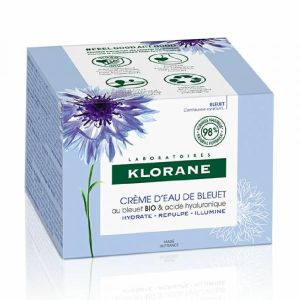 Klorane Fiordaliso Bio Crema D'acqua i Acido Ialuronico di Origine Vegetale 50ml