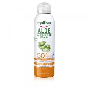 Equilibra Aloe Latte Spray Solare Corpo Pelle Delicata Spf50+ 150ml