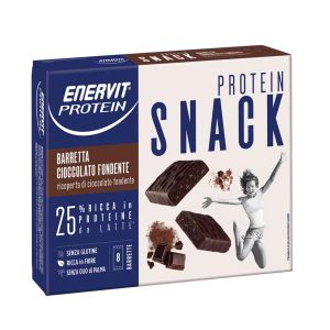 Enervit Protein Snack Cioccolato Fondente 8 Barrette