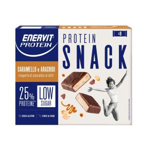 Enervit Protein Snack Caramello Arachidi Low Sugar 8 Barrette 31g