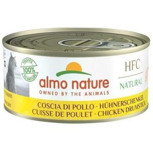 Almo Nature Hcf Natural Cibo Umido Coscia di Pollo per Gatti Adulti Scatoletta 150g