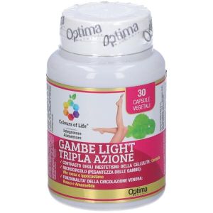 Colours Of Life Gambe Light Tripla Azione 30 Capsule Vegetali 850mg