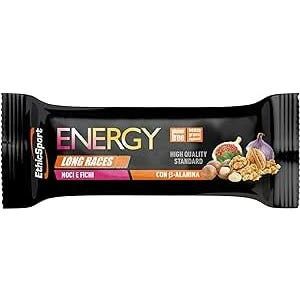 Ethicsport Energy Long Races Barretta Energetica i Beta-alanina Noci e Fichi 40g
