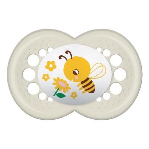 Mam Original Succhietto 6m+ Silicone Doppio Neutro