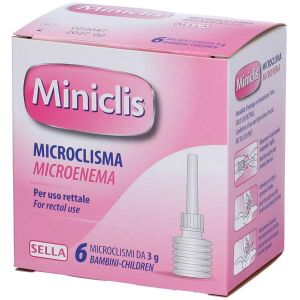 Miniclis Bambini 3g 6 Microclismi Clii