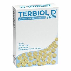 Terbiol D1000 Vitamina D3 30 Perle