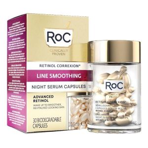 Roc Retinol Correxion Line Smoothing Siero Viso Notte 30 Capsule