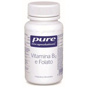 Pure Encapsulations Vitamina B12 e Folato 30 Pastiglie