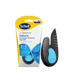 Scholl Plantari In-balance Sollievo Dolore Tallone, Taglia L  da 42.5 A 45