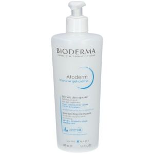 Bioderma Atoderm Intensive Gel-crème Trattamento Antiprurito Ultra-fresco per Pelle Secca e Atopica 500ml