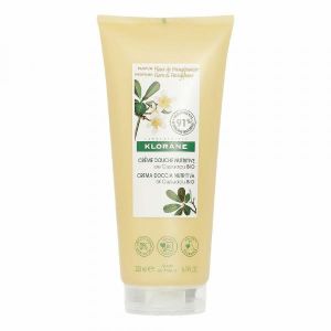 Klorane Crema Doccia Nutritiva Al Burro di Cupuacu Bio Profumazione Fiori di Frangipane 200ml