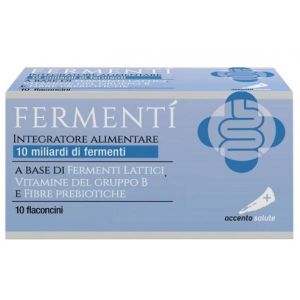 Fermenti' 10mld 10 Flaconcini 10ml  Globuli Contenitore MONOdose