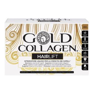 Gold Collagen Hair Lift Integratore Anticaduta 10 Flaconcini