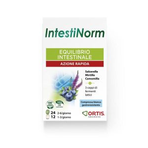 Ortis Intestinorm Integratore per L'equilibrio Intestinale 36 Compresse