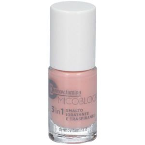Dermovitamina Micoblock 3 In 1 Smalto Idratante e Traspirante Rosa Chiaro 5ml