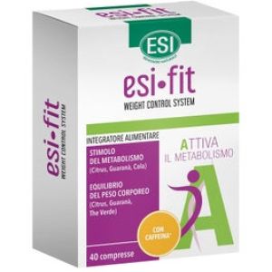 Esi fit attiva con caffeina integratore per il metabolismo 40 compresse