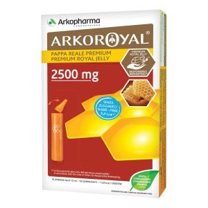 Arkopharma Arkoroyal Pappa Reale 2500mg Senza Zucchero 10 Fiale