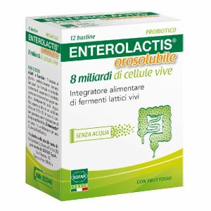 Enterolactis Orosolubile 8 Miliardi di Cellule Vive 12 Bustine