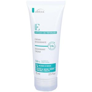 Vebix Phytamin e Deo Performance Crema Deo 24h-75ml Allume di Rocca