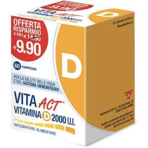 Vita Act Vitamina D 2000ui 60 Compresse