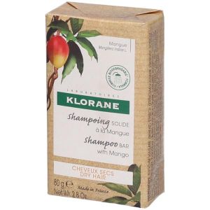Klorane Shampoo Solido Mango Capelli Secchi 80g