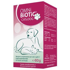 Omni Biotic Cat&dog Mangime Complementare per Cani e Gatti 60g