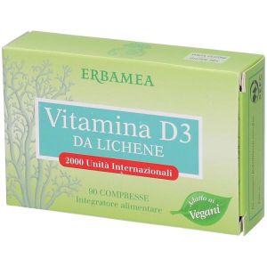 Erbamea Vitamina D3 da Lichene 90 Compresse