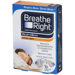 Cerotti Nasali Breathe Right Extra Forte 10 Pezzi
