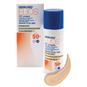 Immuno Elios Cc Cream Spf50+ Tinted Light 40ml