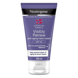 Neutrogena Crema Mani Anti Età i Formula Norvegese e Protezione Solare Spf 20 Combatte Le Macchie Sulla Pelle 75ml