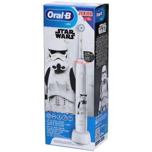 Oral-b Pro3 Junior Star Wars Spazzolino Elettrico Ricaricabile Bambini + 1 Testina di Ricambio