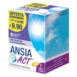 Ansia Act Integratore Tono Dell'umore 21 Capsule