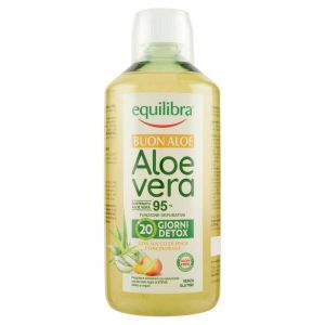 Buon Aloe Vera 95% i Succo di Pesca Concentrato 1 Litro
