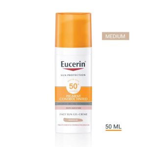 Eucerin Sun Pigment Control Tinted Gel-crème With Spf50+ Medium