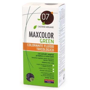 Maxcolor Green 07 Castano Mogano 75ml + Balsamo 15ml