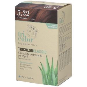 Specchiasol Tricolor Classic 5,32 Cioccolato 2 Tubi 50ml 2 Shaker 50ml + 4 Bustine 8ml